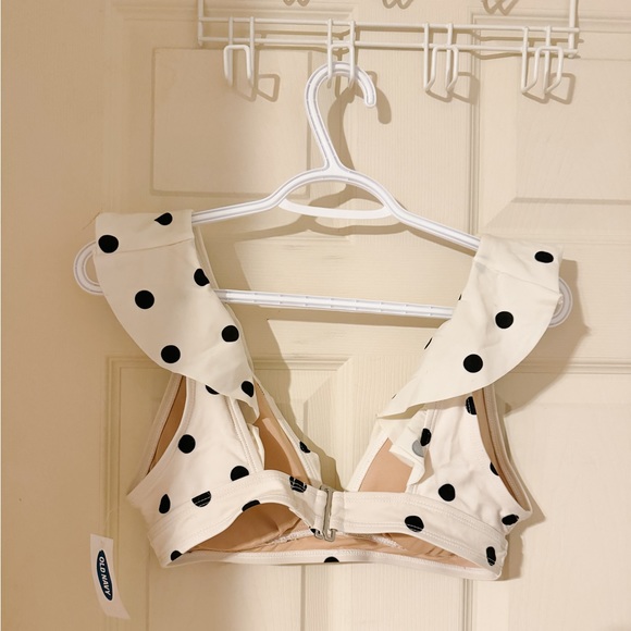 NWT Old Navy Polka Dot Swim Top - Size M - Picture 2 of 2